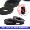 100pcs Rubber Tap Washers for Plumbing, 4 Sizes O Rings