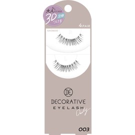 Decorative Eyelashes < 003 > (4 Pairs of Top False Eyelashes) SE43542 Decorative False False Eyelashes Tsukema Eyelashes