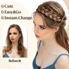 CJL HAIR 2PCs Braided Headbands Hair Piece for Women Synthetic
