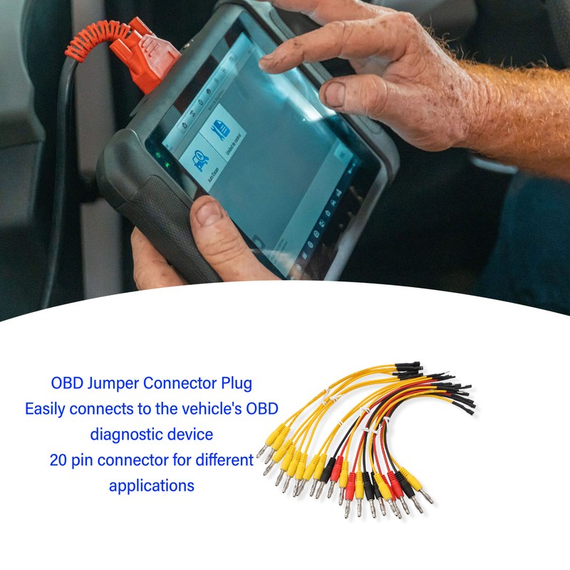 20PCS OBD Jumper Connector Plug Universal Fit 20 Pin Smooth