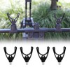DYTHHN 4Pcs Fish Pole V Back Rests Rod Pod Durable