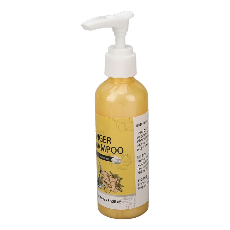 100ml Ginger Hair Regrowth Shampoo Dandruff Removal Itching Relief Deep