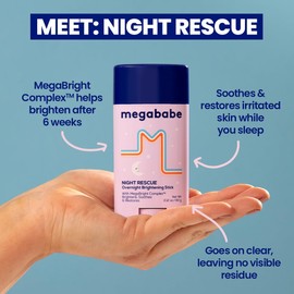 Megababe- Rescate nocturno Iluminador y calmante 2,12 oz