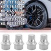 JNNJ 2 Pcs Car Wheel Lock Nuts Removal Key, Auto