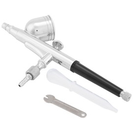 Garosa Pistola Pulverizadora de Pintura Kit G-130 Alimentación por Gravedad Kit Aerógrafo de Acción Dual Pistola de Aire Comprimido para Art Model(0.3mm)