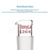 stonylab Glass Pouring Adapter, Borosilicate Glass Liquid Pouring Adapter with
