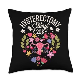 Recovery Uterus Removal Surgery Hysterectomy Throw Pillow