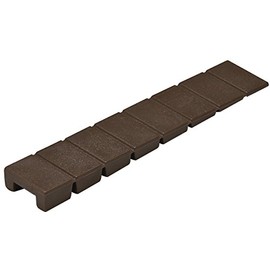 25 x Furniture Alignment Wedges Adjustable Levelers 1mm to 8mm Brown Plastic