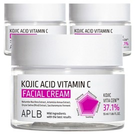 APLB Kojic Acid Vitamin C Facial Cream, 55ml, 3 pieces / APLB 코직산 비타민C 페이셜 크림, 55ml, 3개