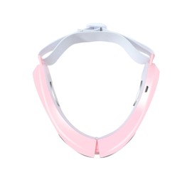 Facial Slimming Beauty Machine Red Blue Light Skin Tightening Lifting Vibration Microcurrent Face Massager Pink