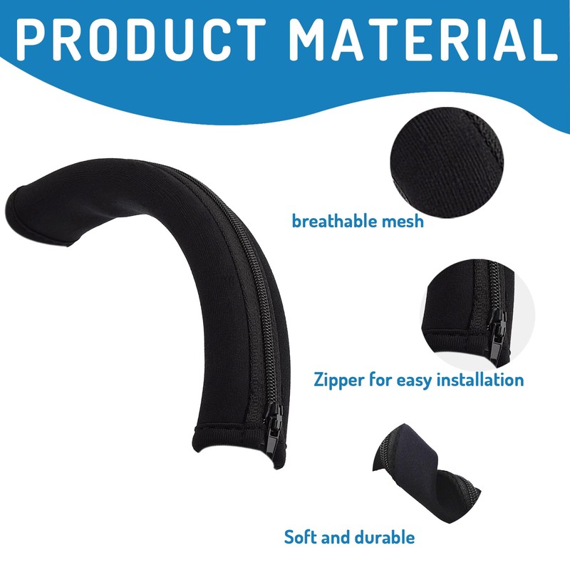Adhiper - Headband cover is compatible with ATH-MSR7 M50X M30X