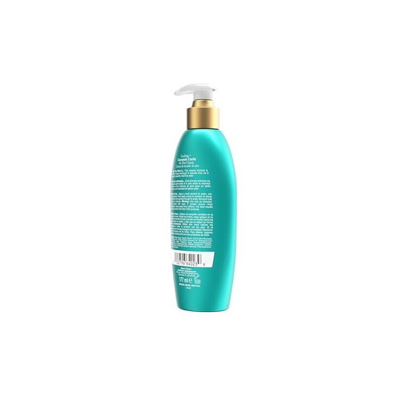 OGX Locking + Coconut Curls Air Dry Cream, No Parabens,