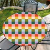 Outdoor Round Tablecloth with Elastic Band, Diameter 90 cm, Elastic
