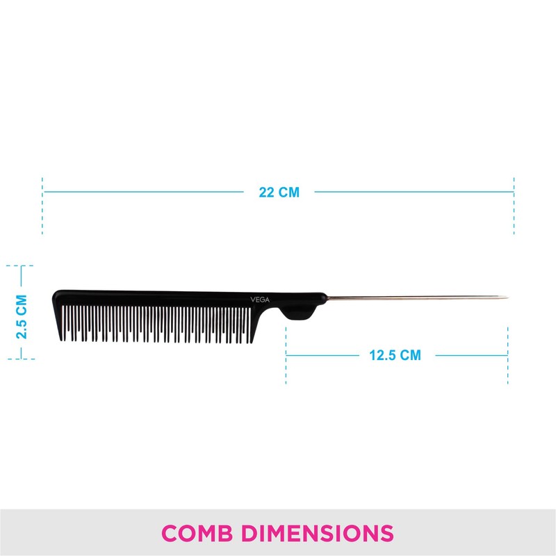 Vega Tail Comb - Long Head with Long Tail