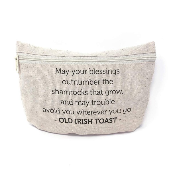 Custom Canvas Makeup Bag Inspiration & Motivation Proverbs Irish Sayings