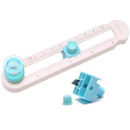 WEZCHUGHAOL Cortador de Circular de Papel, Cortador circular para manualidades de papel, herramienta de corte circular de brújula rotatoria, cortador de círculo de diámetro de corte ajustable