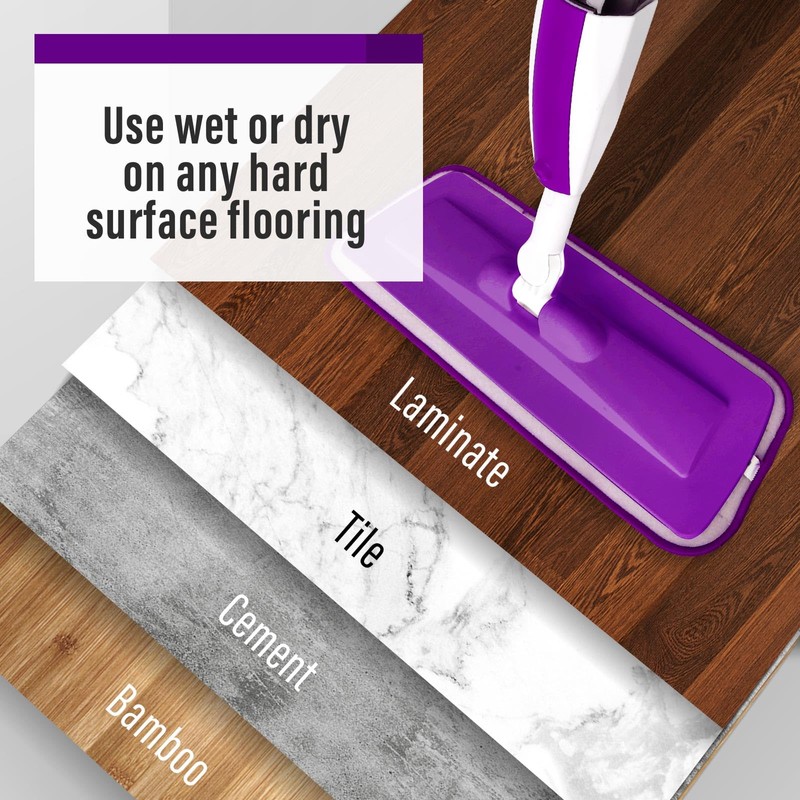 Mops for Floor Cleaning Wet Spray Mop with 14 oz