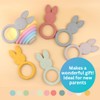 Babies & Cuties Bunny Teether - Soft Silicone - for