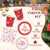 Nitial 240 Pcs Christmas Paper Plates and Napkins Serve 30