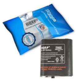 HQRP 1500mAh Battery Pack Compatible with Motorola T4800, T4900, T5000, T5022, T5025, T5320, T5400, T5500, T5500R, T5525, EM1000, EM1000R, MR350R, MR355R Series Two-Way Radio