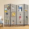 Yeson 2' x 4' Black Gridwall Panels, 4-Pack Heavy-Duty Wire