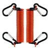 TIES Stainless Steel Spring Rope Keychain Elastic Rope Anti-Fall Anti