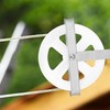 Clothes Hanging Strap Pulley, Clothesline Pulley Weather Resistant 5 Inch