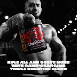 Mutant CREAKONG – Suplemento avanzado de creatina con triple mezcla de creatina para fuerza muscular, tamaño y rendimiento – Sin sabor, sustancias pro