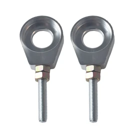 VCUJSUC Silver 15mm Chain Tensioner Adjuster For Coleman CT200U Baja Warrior MB165 MB200 Trail Motovox MBX10 MBX11 196cc 6.5HP Mini Bike CRF50 XR70 CT70 50cc-125cc ATV Pit Dirt Bike Motorcycle