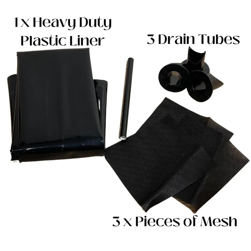 OAKENZ Oak Barrel Planter Liner Kit