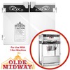 Olde Midway Popcorn Machine Door Replacement, Glass Doors for 12-Ounce