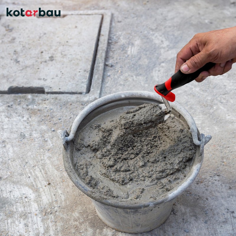KOTARBAU® Stainless Steel Masonry Trowel 60 x 100 mm Plastering