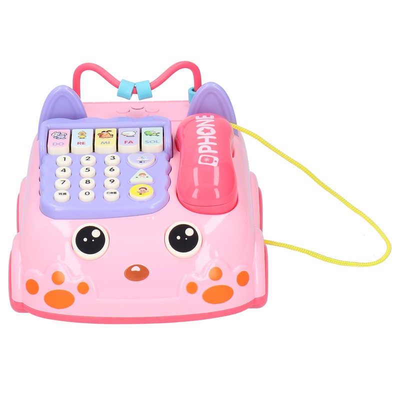 Children Telephone Toy Educational Simulation Telephone Toy with Light Music