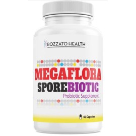 Unbranded MEGAFLORA SPOREBIOTIC, Gut Health Digestive Supplement 60 Capsules