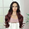 Black Red Wig