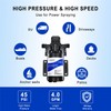 TDRFORCE 12V DC RV Fresh Water Pump 4 GPM Pressure