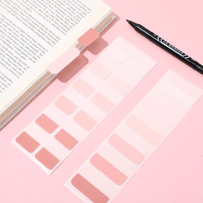 Janlaugh 300 Pcs Sticky Index Book Tabs Bible Tabs Gradient