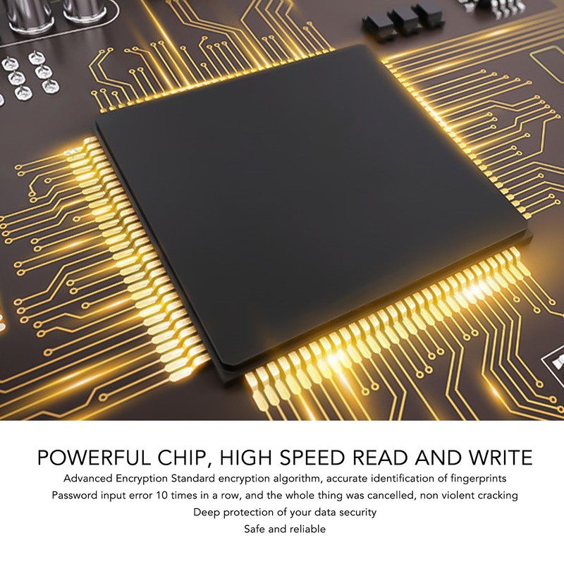 Fingerprint Encryption U Disk USB3.0 High Speed Accurate Recognition Metal