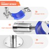WYSIWYKA 6PCS 304 Stainless Steel Wall Mount Ceiling Mount Pipe