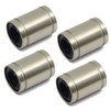 ReliaBot 4PCs LM12UU Linear Ball Bearing Nickel Plated 12mm x