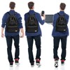 Peicees - Mochila deportiva impermeable con cordón para hombres y