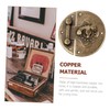 Operitacx Necklace Box Lock Bronze Box Buckle Furniture Accessory Strong