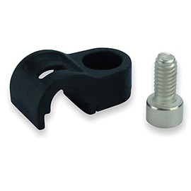 GreVeloro® Brake Cable Holder Clamp + Screw M4 Brake Cable Holder Bowden Cable Holder Bicycle Brake Cable Guide Gear Cable