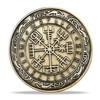 Viking Vegvisir Coin Viking Compass Coin Wayfinder Symbol Nordic Mythology