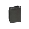 Wallet with side zip pocket LEAS, Genuine Leather, black -