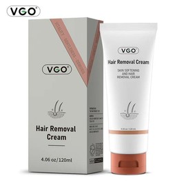VGO Hair Removal Lotion Cream, 120ml / 4.00z Body Care Unisex-A2 Wax Gentle   Smooth Soothing - Net Weight (Unit): 2PCS