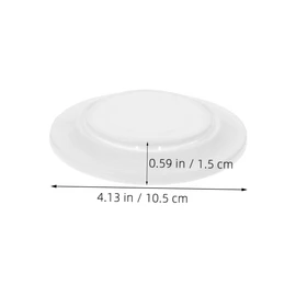 Outanaya 6 Pack Vent Covers Round Air Conditioning Hole Covers Decorative Wall Plate for Vent