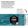 Zinc Bisglycinate High Dosage, 25 mg Zinc per Tablet, 1