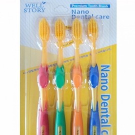20 nano dental care gold toothbrushes, household use, disposable use, commercial use, motel use, hotel use disposable