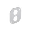 Hubbell-Raco 731 Flat Single Duplex 4-Inch Octagon Cover